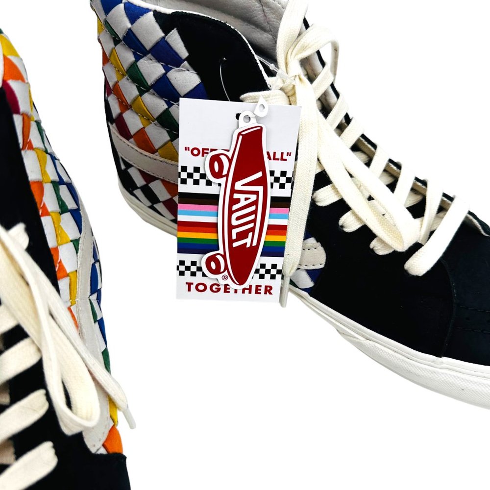VANS Multicolor UA Sk8-Hi LX Pride Sneakers Size Men's 9.5 Women 11 New - Picture 5 of 7